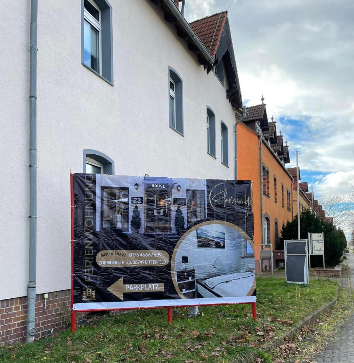 Ferienwohnung Flaming House Bitterfeld Buitenkant foto